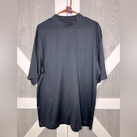 Cutter & Buck Other - 246. Audi Cutter & Buck Mens Ribbed Short Sleeve Shirt Embroidered XL